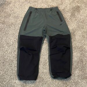 Nike Tech Woven Oversized Pants Mens Large Green/Black HM7158-338
